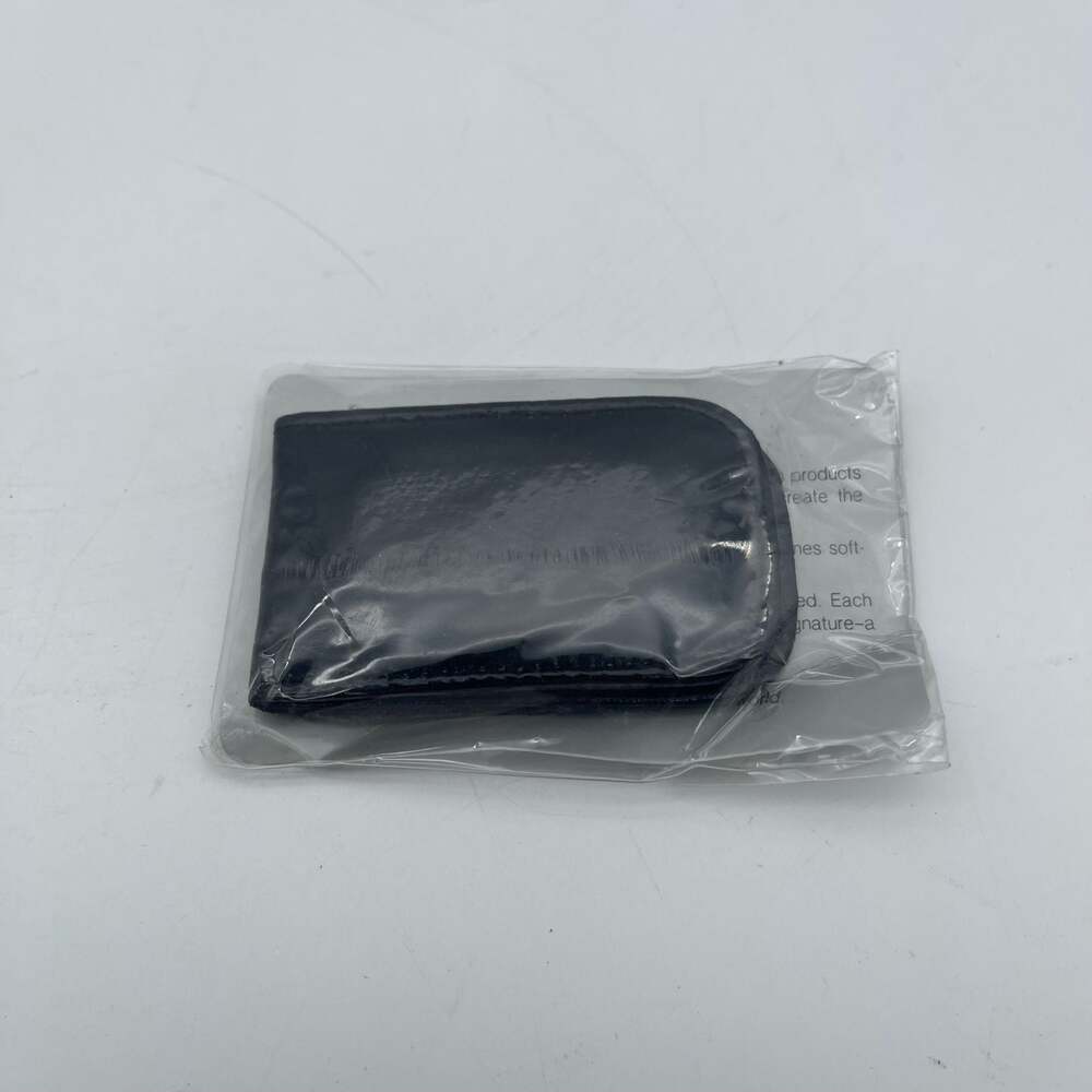 Lee Sands Genuine Eel Skin Magnetic‎ Money Clip Black